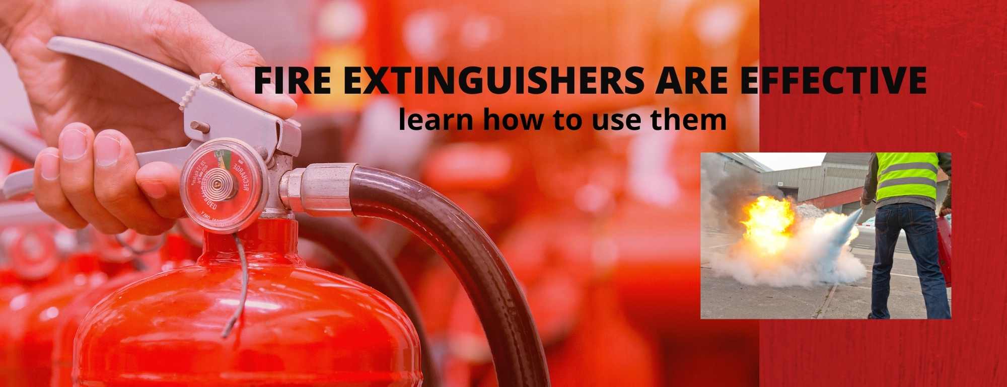 How to use a fire extinguisher safely and effectively